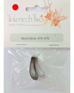 Tinkertech Two Mistletoe Metal Cutters 2.5cm