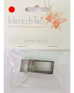 Tinkertech Two Oblongs Metal Cutters 3cm